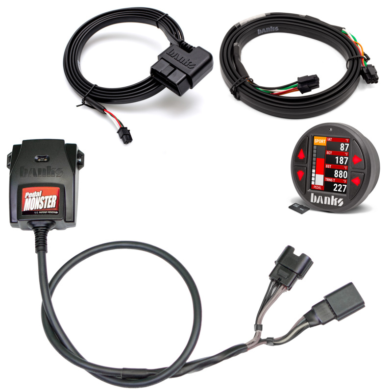 GMC 2500 Throttle Control Module - Banks Power - Pedal Monster with iDash Data Pro - `06-`07